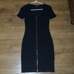 Express Black fitted dress